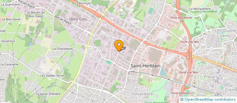 localisation de l'entreprise PRIMEROSE  SAINT-HERBLAIN
