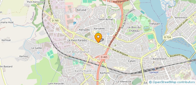 localisation de l'entreprise PRIMEROSE à LORIENT