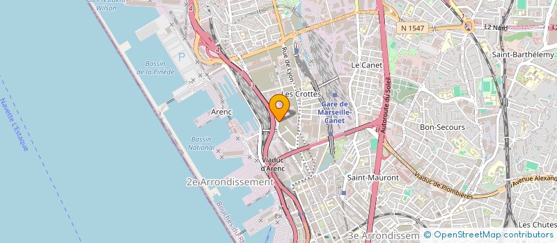 localisation de l'entreprise PRIMES  MARSEILLE