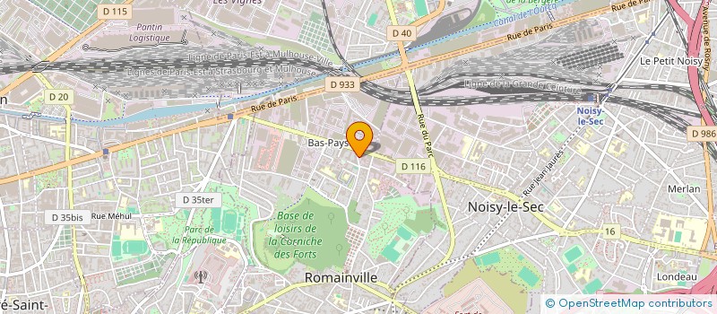 localisation de l'entreprise PRIMES ENERGIE à ROMAINVILLE
