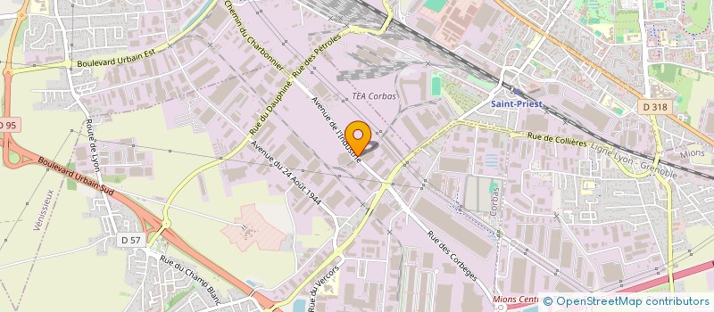 localisation de l'entreprise PRIMETIME à CORBAS