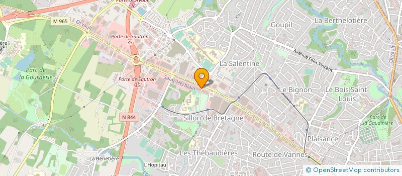 localisation de l'entreprise PRIMEUBLE à SAINT-HERBLAIN