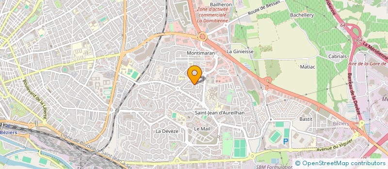 localisation de l'entreprise PRIMEUR 11 34  BEZIERS