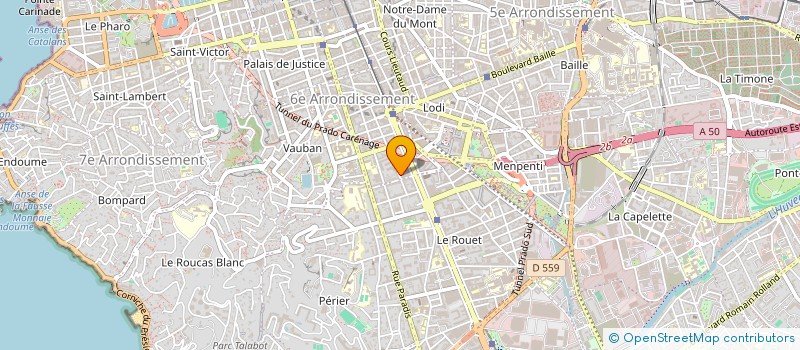 localisation de l'entreprise PRIMEUR 92 à MARSEILLE