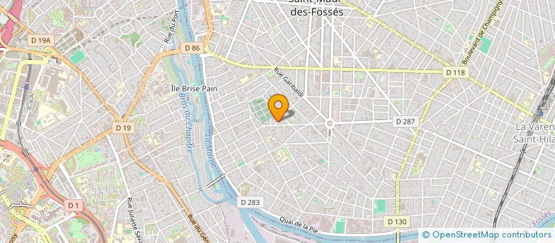 localisation de l'entreprise PRIMEUR 94 à SAINT-MAUR-DES-FOSSES