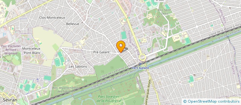 localisation de l'entreprise PRIMEUR ANGAD  VILLEPINTE