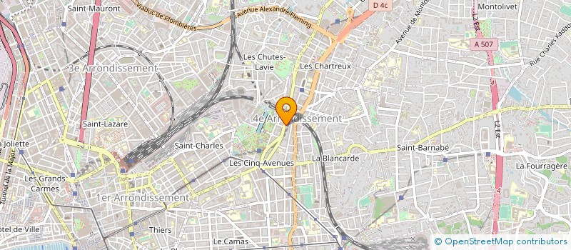 localisation de l'entreprise PRIMEUR DES CHARTREUX à MARSEILLE