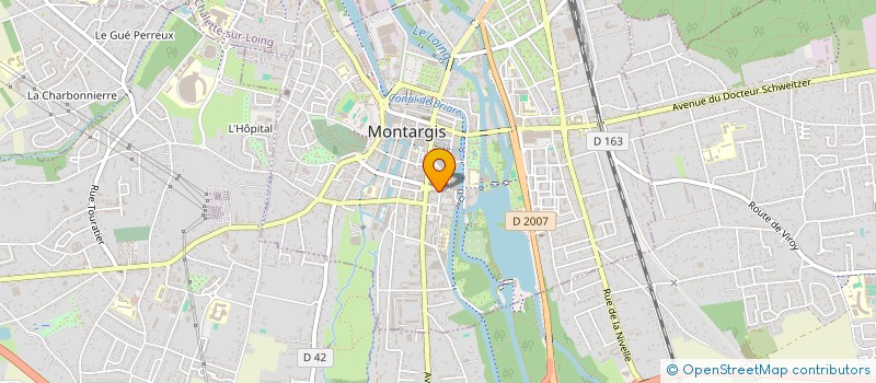 localisation de l'entreprise PRIMEUR DISCOUNT à MONTARGIS
