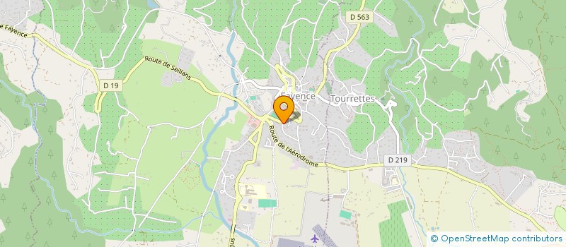 localisation de l'entreprise PRIMEUR DU CANTON  MONTAUROUX