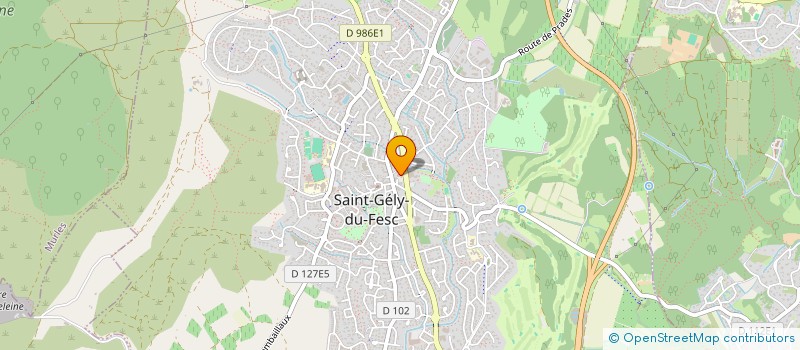 localisation de l'entreprise PRIMEUR DU FORUM à SAINT-GELY-DU-FESC