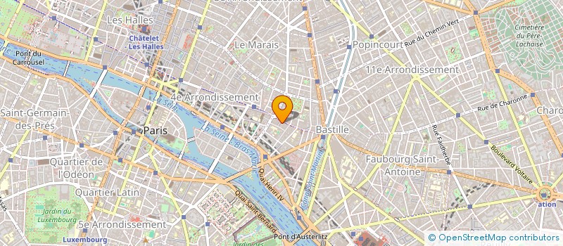 localisation de l'entreprise PRIMEUR DU MARAIS à PARIS