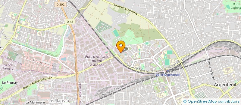 localisation de l'entreprise PRIMEUR DU VAL D'OISE  PARIS