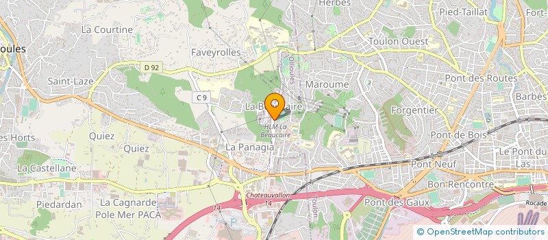 localisation de l'entreprise PRIMEUR ETOILE D'ORIENT  TOULON