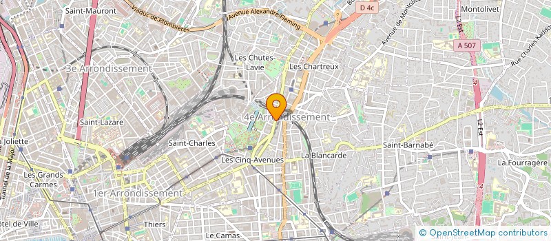 localisation de l'entreprise PRIMEUR FRUITS ET LEGUMES CHEZ ALEX à MARSEILLE
