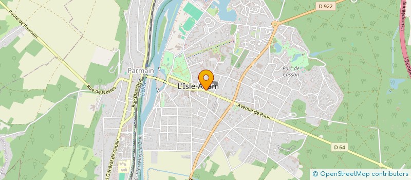 localisation de l'entreprise PRIMEUR L'ISLE ADAM  L'ISLE-ADAM