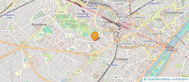 localisation de l'entreprise PRIMEUR PABLO  NANTERRE