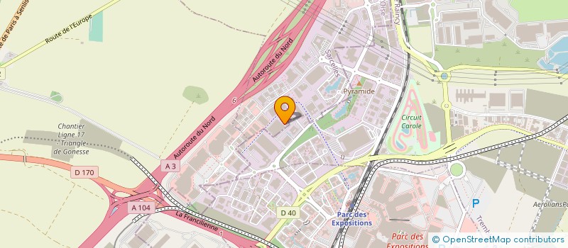 localisation de l'entreprise PRIMEUR PLAINE SAINT DENIS  SAINT-DENIS