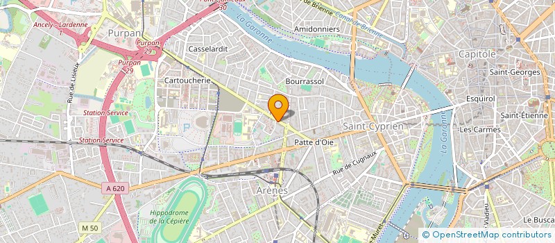 localisation de l'entreprise PRIMEUR RACE  TOULOUSE