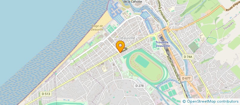 localisation de l'entreprise PRIMEUR SAM ANGE  DEAUVILLE