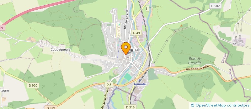 localisation de l'entreprise PRIMEUR & SAVEURS à AUMALE