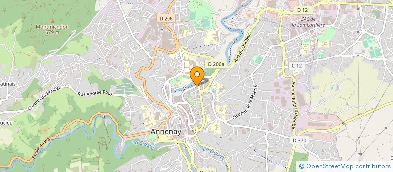 localisation de l'entreprise PRIMEUR SERVICES à ANNONAY