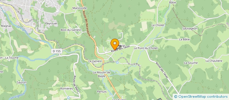 localisation de l'entreprise PRIMEURS 007  LE CHAMBON-SUR-LIGNON