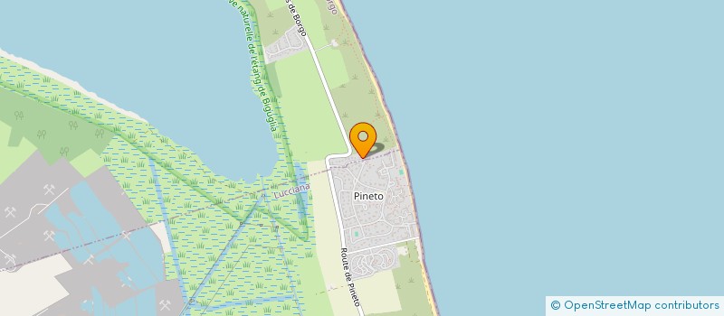 localisation de l'entreprise PRIMEURS 2 LUCCIANA  LUCCIANA