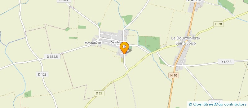 localisation de l'entreprise PRIMEURS 28 à LA BOURDINIERE-SAINT-LOUP