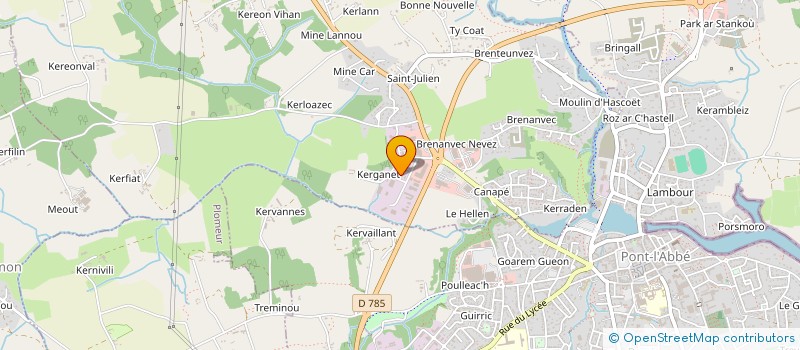 localisation de l'entreprise PRIMEURS 29 SUD à PLUGUFFAN