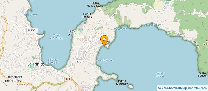 localisation de l'entreprise PRIMEURS CARAIBES  TRINITE
