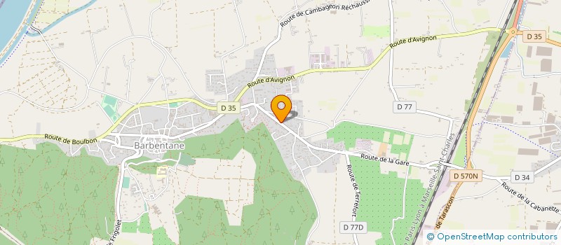 localisation de l'entreprise PRIMEURS COURTAGE  BARBENTANE