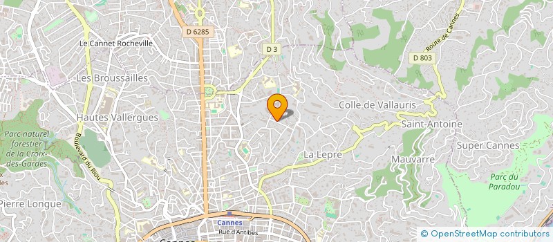 localisation de l'entreprise PRIMEURS DE CARLONE à CANNES