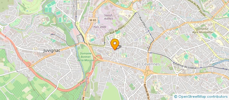 localisation de l'entreprise PRIMEURS DE CELLENEUVE à MONTPELLIER