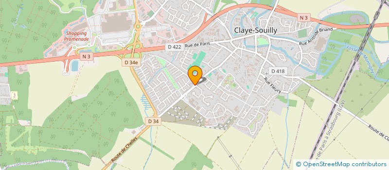 localisation de l'entreprise PRIMEURS DE CLAYE à CLAYE-SOUILLY