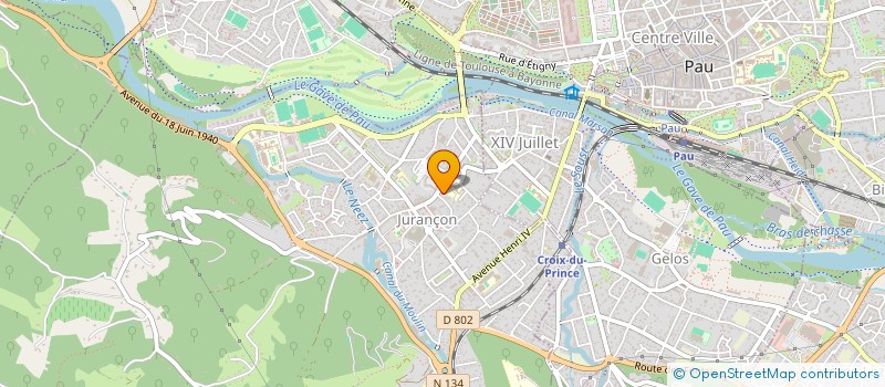 localisation de l'entreprise PRIMEURS DE JURANCON  JURANCON