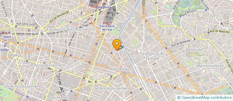 localisation de l'entreprise PRIMEURS DE LANCRY  PARIS