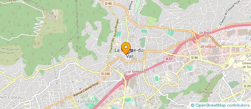 localisation de l'entreprise PRIMEURS DE PROVENCE à LA VALETTE-DU-VAR