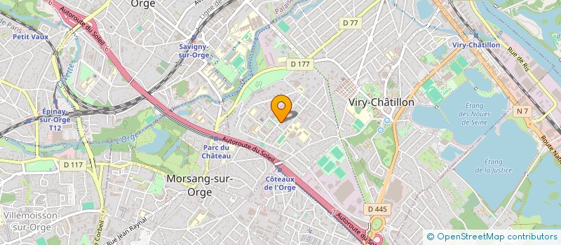 localisation de l'entreprise PRIMEURS DES COTEAUX à VIRY-CHATILLON