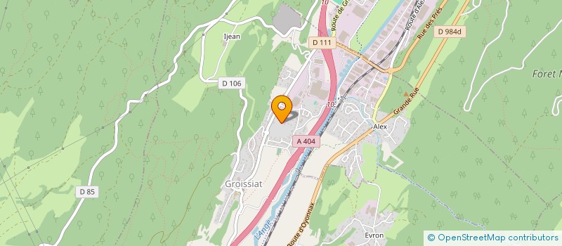 localisation de l'entreprise PRIMEURS DES MARRONNIERS à GROISSIAT