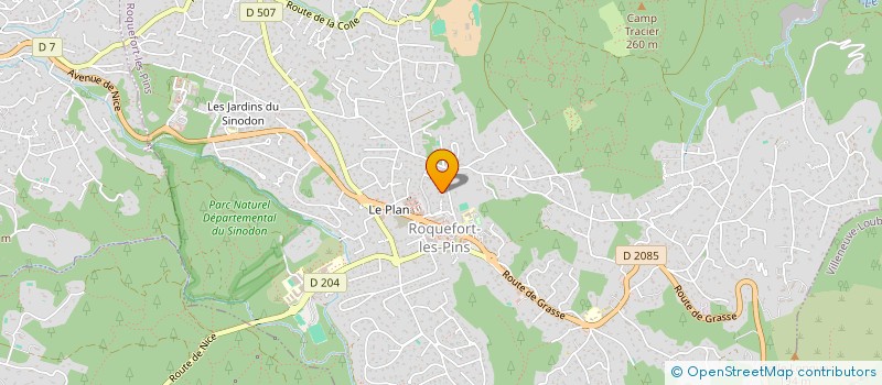 localisation de l'entreprise PRIMEURS DU COURS  ROQUEFORT-LES-PINS