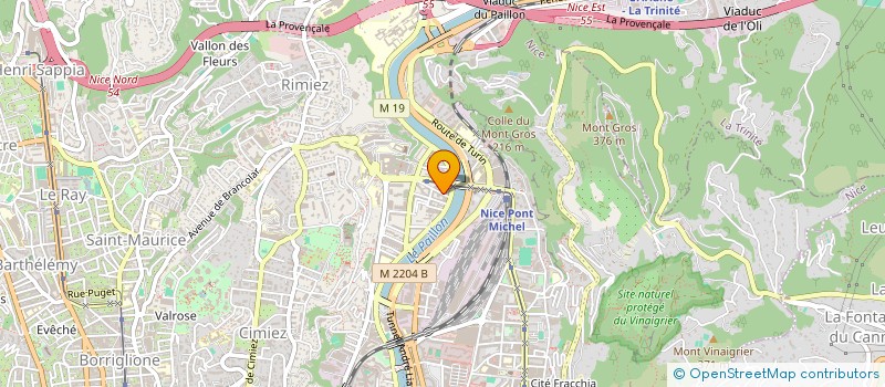 localisation de l'entreprise PRIMEURS DU PARADIS  NICE