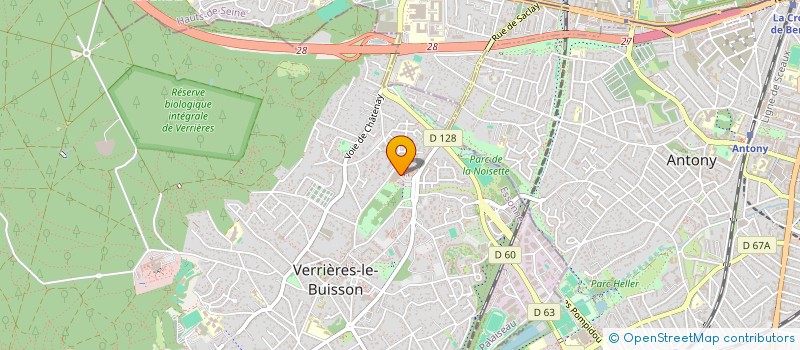 localisation de l'entreprise PRIMEURS DU VILLAGE à VERRIERES-LE-BUISSON