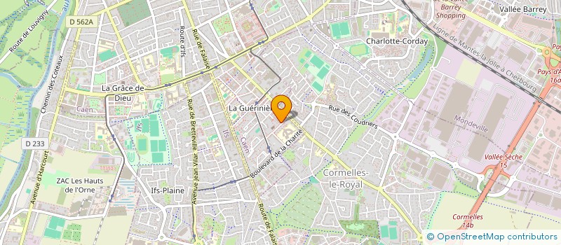 localisation de l'entreprise PRIMEURS FAMILY à CAEN