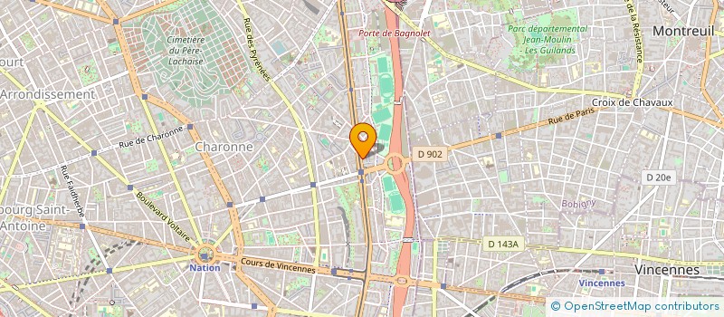 localisation de l'entreprise PRIMEURS JACQUES  PARIS