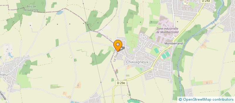 localisation de l'entreprise PRIMEURS LEVON  CHARVIEU-CHAVAGNEUX