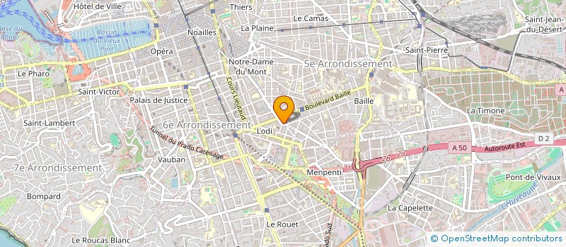 localisation de l'entreprise PRIMEURS LODI à MARSEILLE