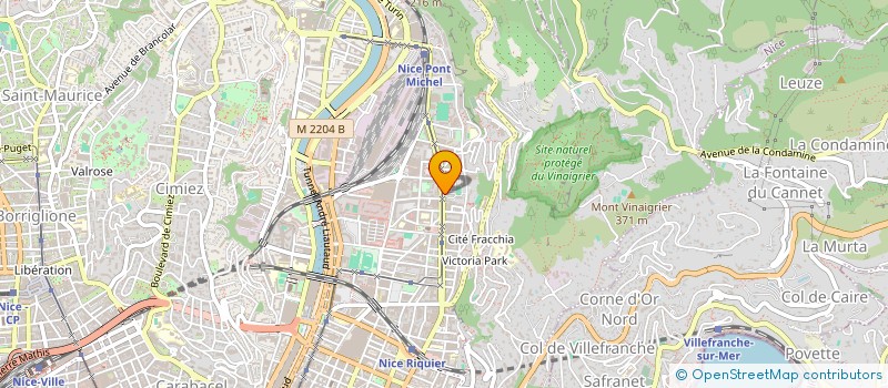localisation de l'entreprise PRIMEURS SAINT ROCH à NICE