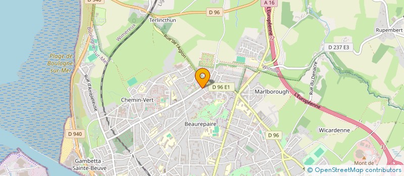 localisation de l'entreprise PRIMEURS SERVICES à BOULOGNE-SUR-MER