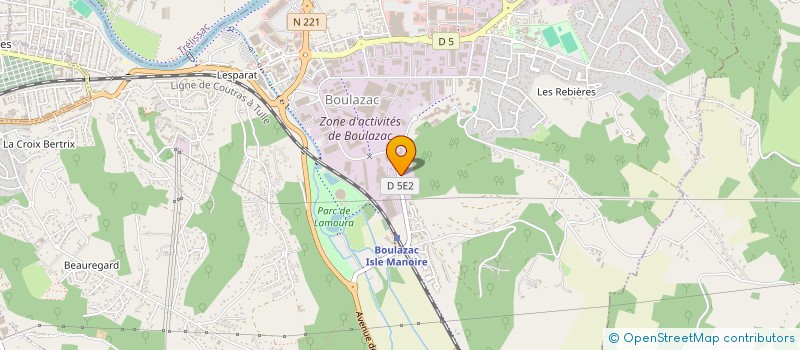 localisation de l'entreprise PRIMEURS SERVICES ET CONDITIONNEMENT  BOULAZAC ISLE MANOIRE