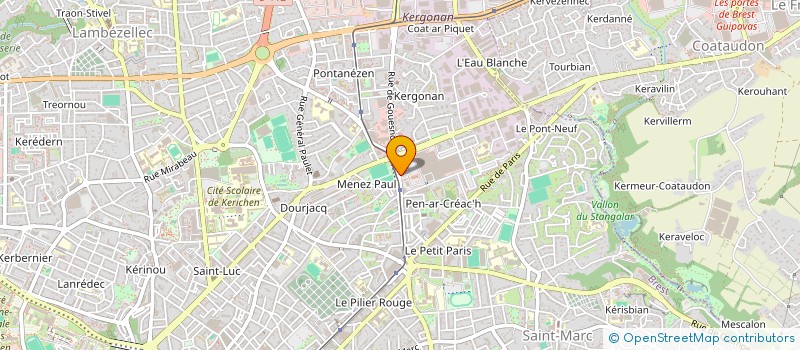 localisation de l'entreprise PRIMEVAPE à BREST